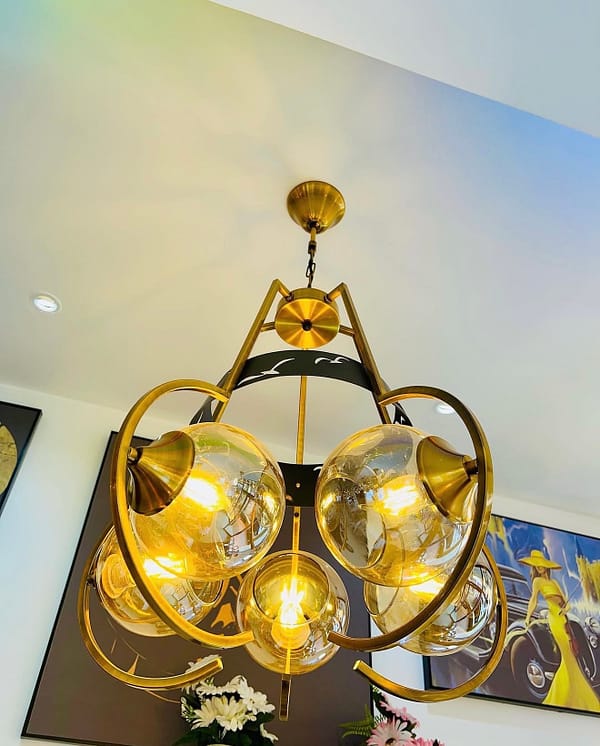 The Aviator Orb Chandelier The Aviator Orb Chandelier